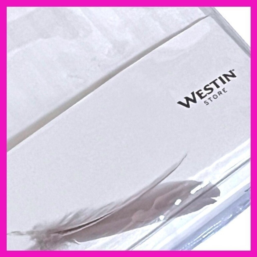 Westin Store King Bedskirt Egyptian Cotton 230 Thread Count Sateen White New